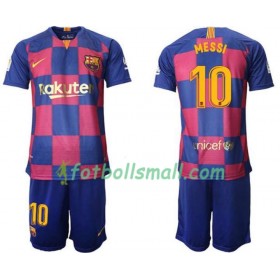 FC Barcelona Fotbollströjor Lionel Messi 10 Barn Hemma tröja 2019/20 Kortärmad